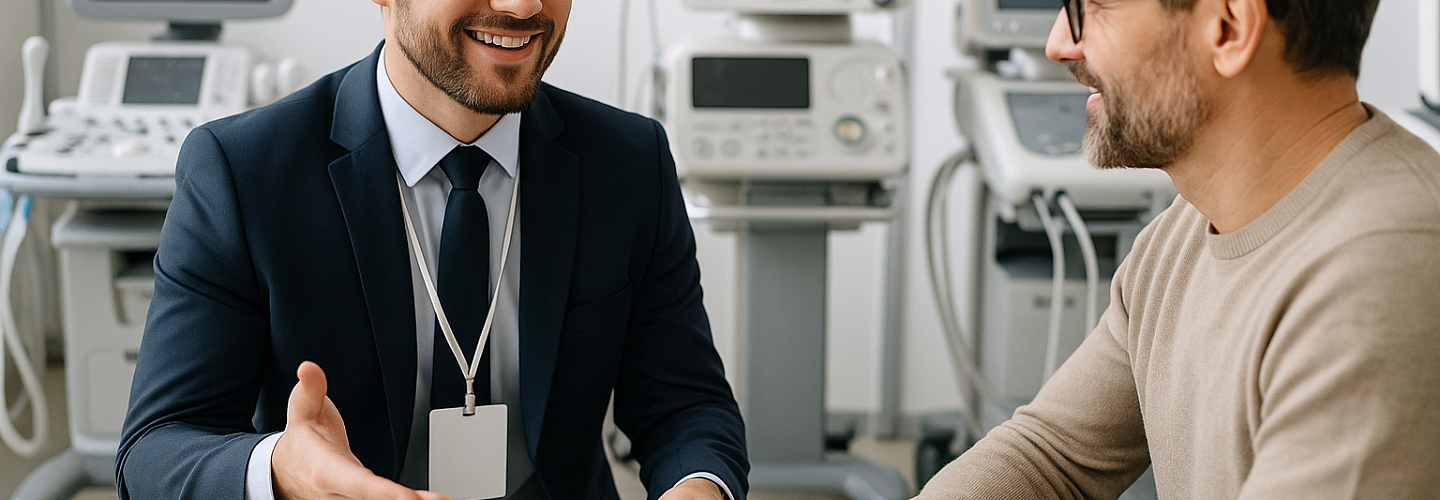 Поиск менеджера по продажам медицинского оборудования в узкой нише