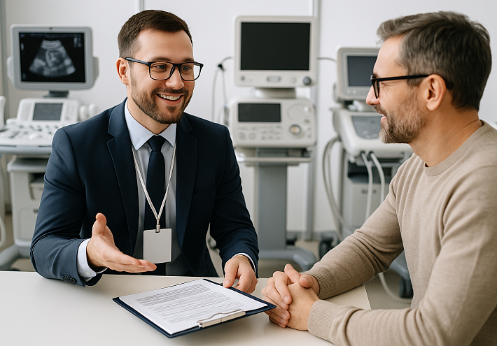 Поиск менеджера по продажам медицинского оборудования в узкой нише