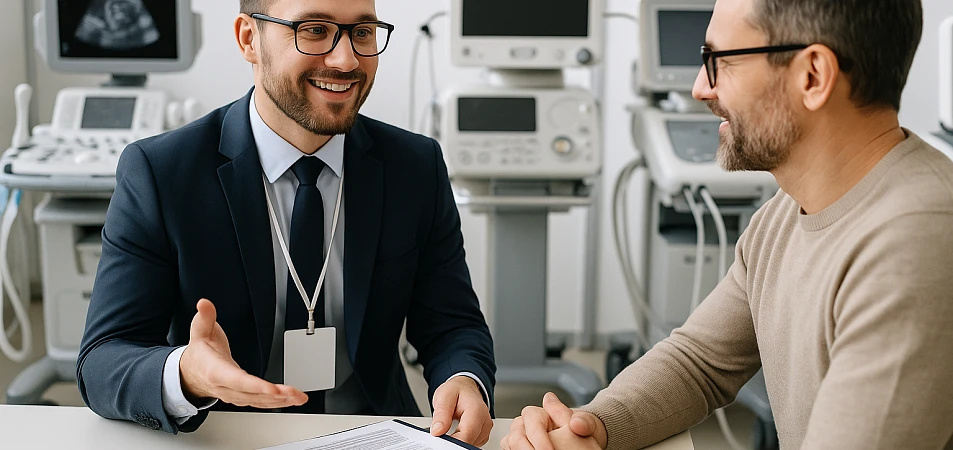 Search for a Medical Equipment Sales Manager in a narrow niche